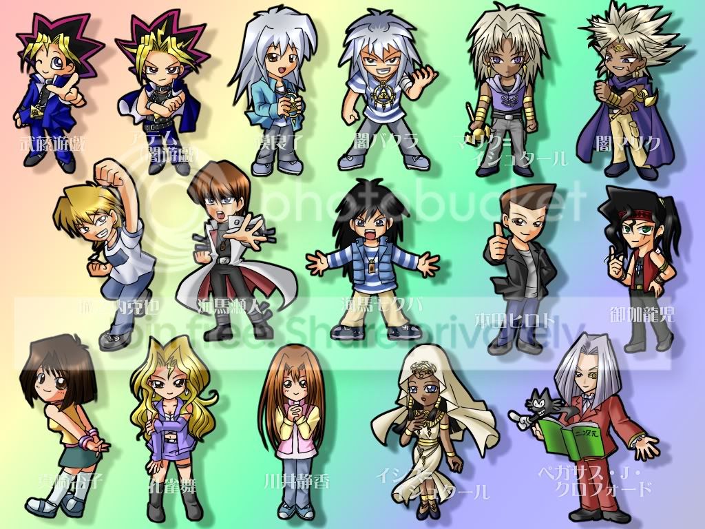 Yu-Gi-Oh! CHIBI Group Photo by Tea_Gardner_2008 | Photobucket